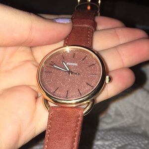 Fossil Women's Brown Leather Watch